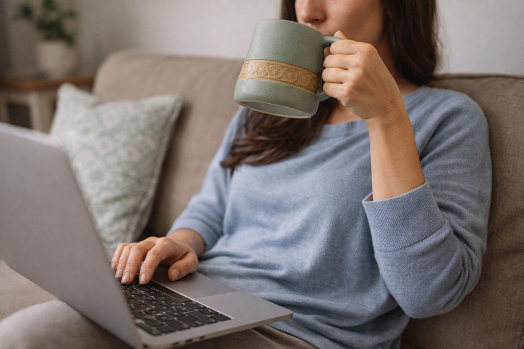 Minimal Clay Mug for Coffee & Tea