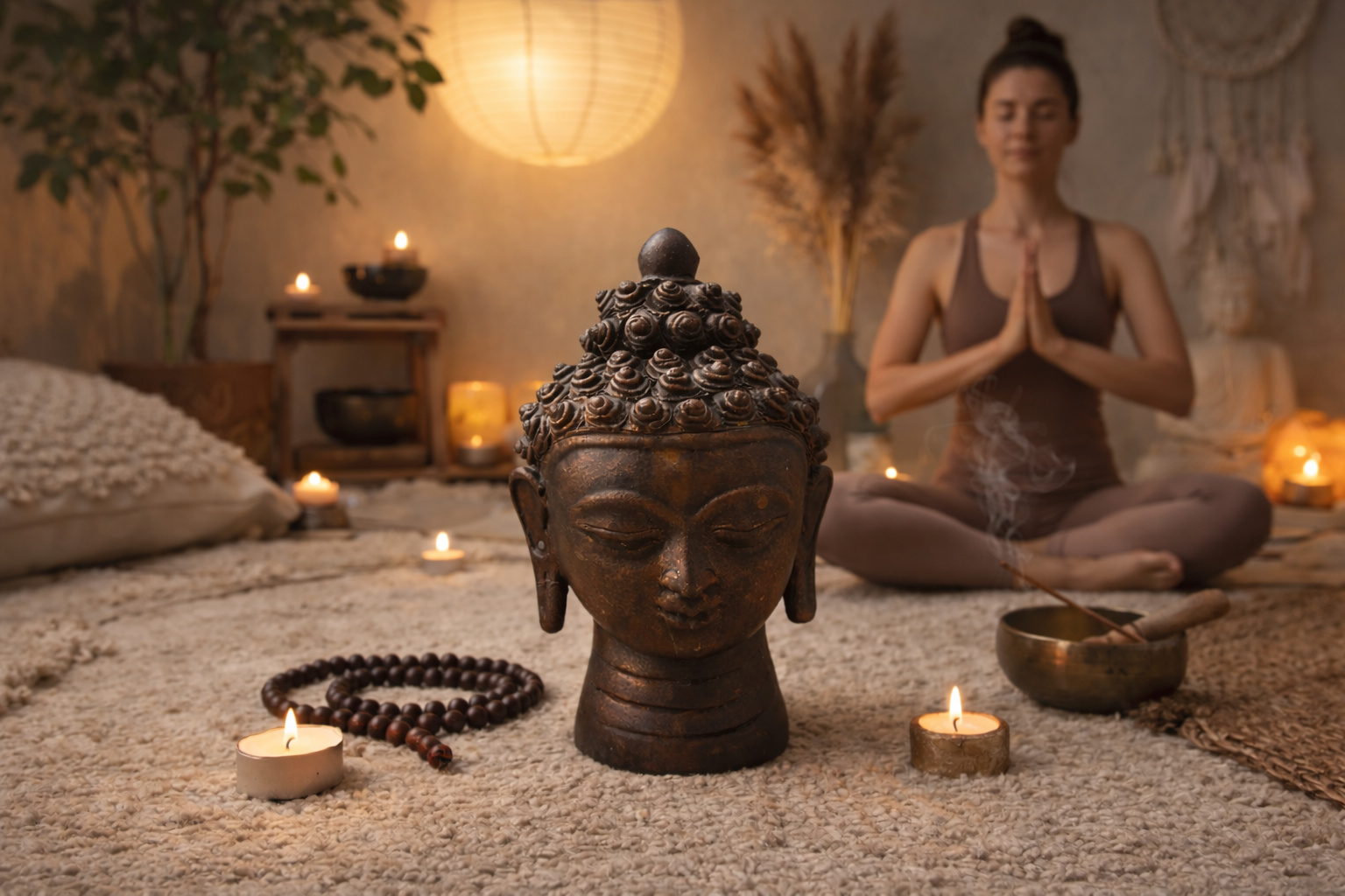 Buddha Head Decorative Statue – Calm & Mindful Living