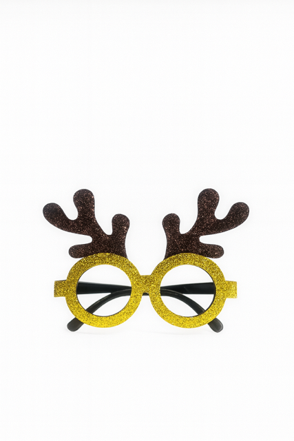 Christmas Party Glasses Collection – Wreath, “Ho Ho Ho” & Reindeer Designs