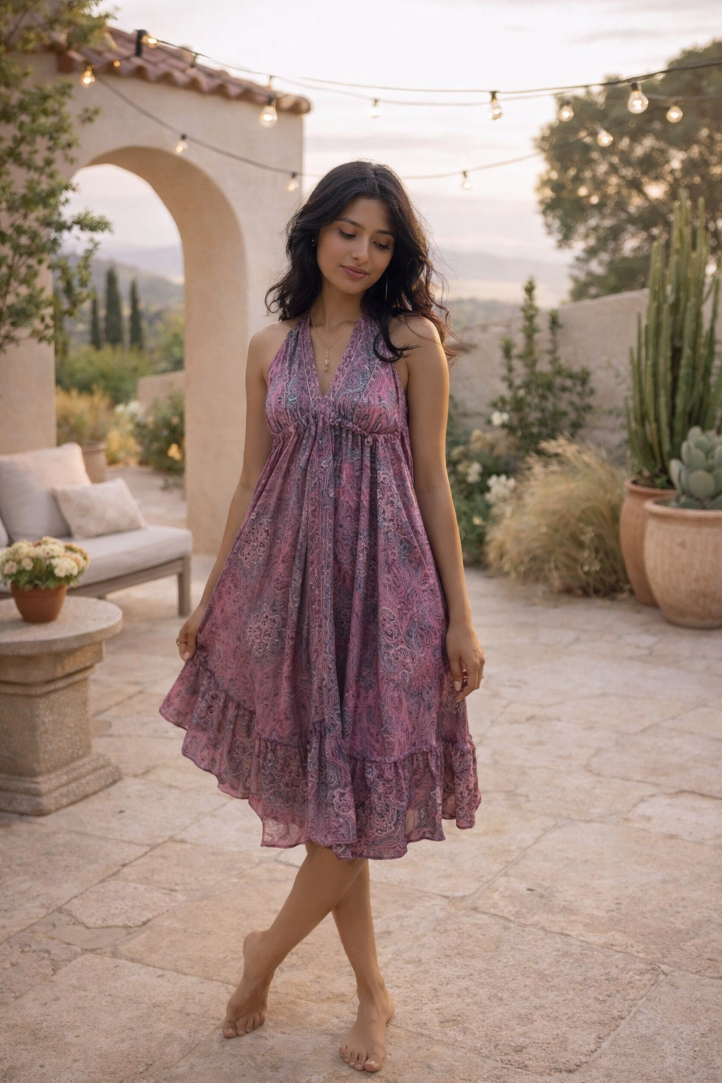 The Dusty Rose Silk Muse