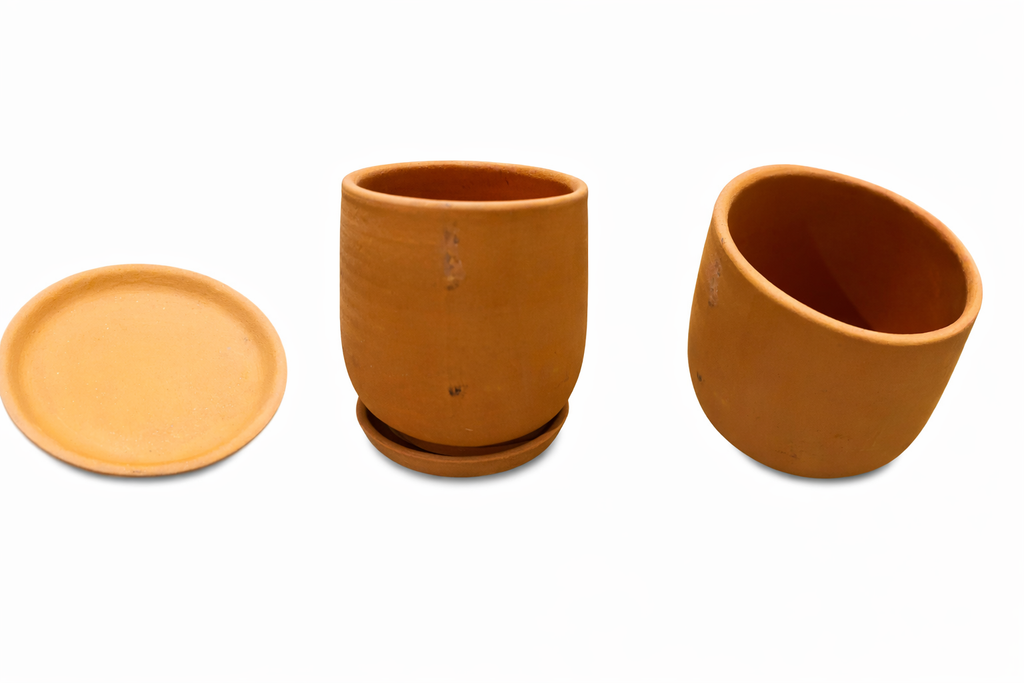 Natural Handmade Terracotta Pot – Indoor & Outdoor U