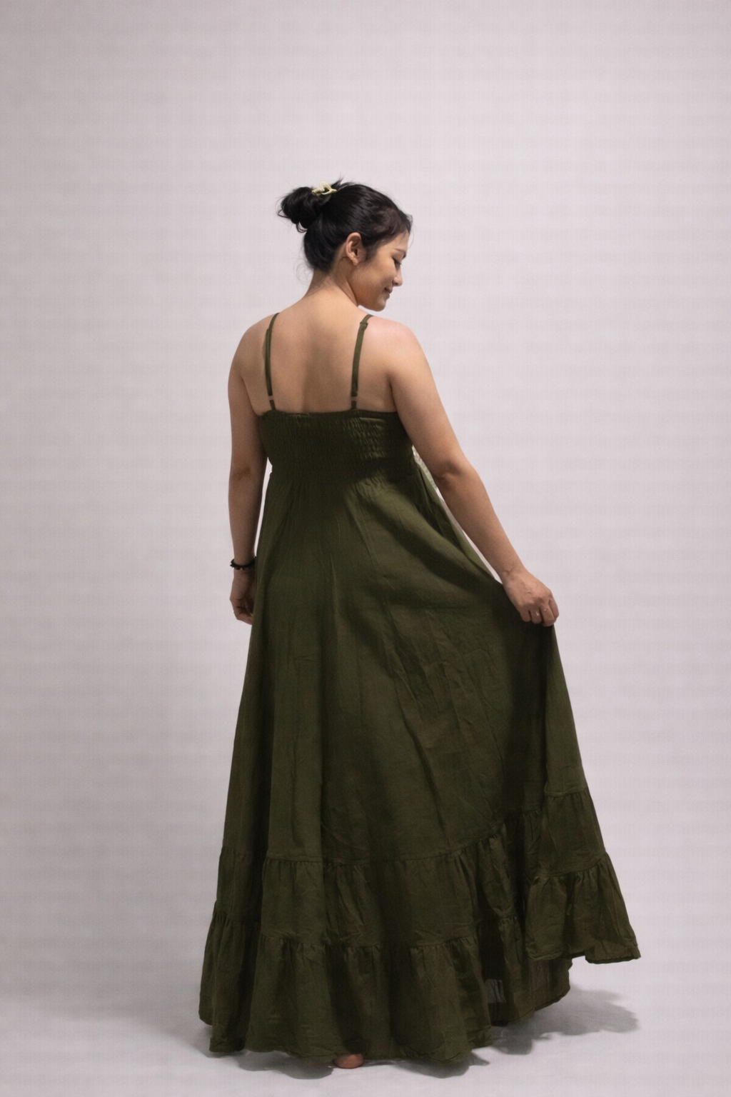 Olive Green Maxi Dress