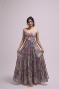 Pastel Layered Maxi Dress