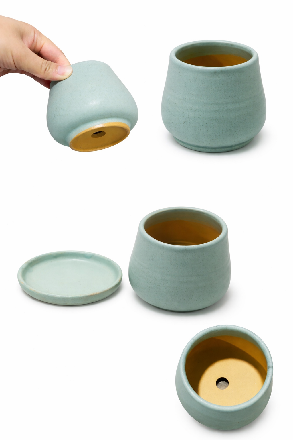 Minimal Clay Plant Pot for Indoor Plants