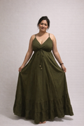 Olive Green Maxi Dress