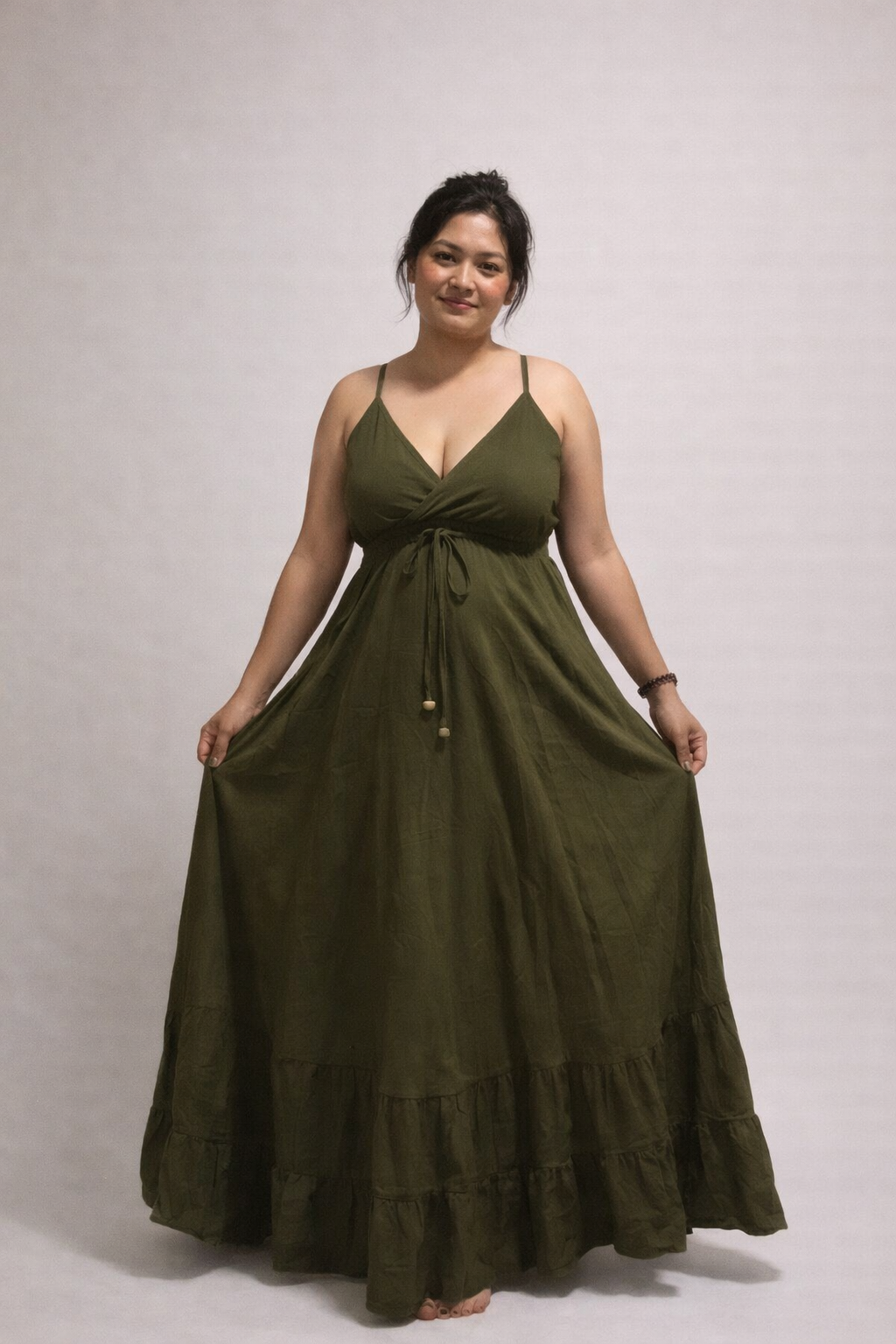 Olive Green Maxi Dress