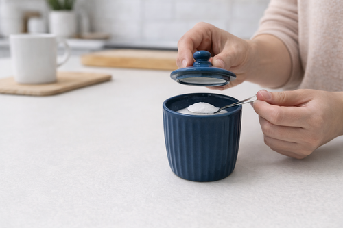 Clay Sugar Jar with Lid